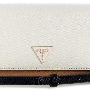 GUESS Womens Noelle Crossbody Flap Organizer Handbag