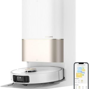 Dreame X40 Ultra Complete Robot Vacuum Cleaner with Mop function,12,000Pa Suction Power, 70°C Mop, Automatic Emptying & Refilling, Anti-Tangle & Liftable Brushes, Side brush extension, 2 year warranty