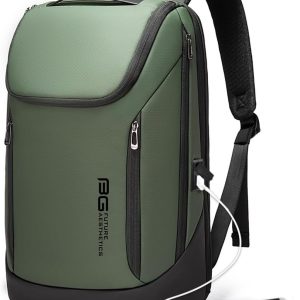 BANGE Business Smart Backpack Waterproof fit 15.7 Inch Laptop Backpack with USB Charging Port,Travel Durable Backpack