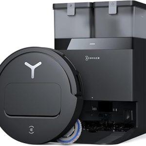 ربات جاروبرقی و تی‌کش ECOVACS 2025 NEW LAUNCH DEEBOT T50 PRO Omni، فوق‌العاده باریک 8.1cm، مکش 15000Pa، ZeroTangle، TruEdge، اجتناب از موانع، شستشو/خشک‌کردن/پرکردن خودکار تی، تخلیه خودکار، مناسب برای موی حیوانات خانگی