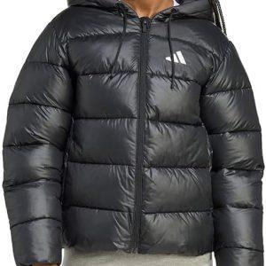 adidas Women Essentials Climawarm Synthetic Down Puffer Hooded Jacket