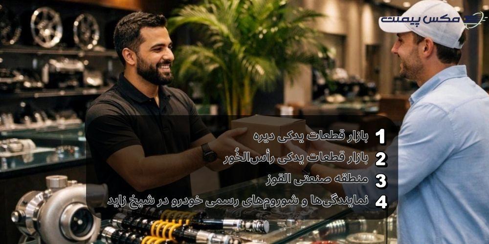 بازار خرید قطعات یدکی خودرو از دبی 